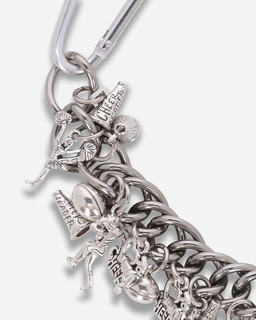 Chopova Lowena White Sports Fan Carabiner Necklace