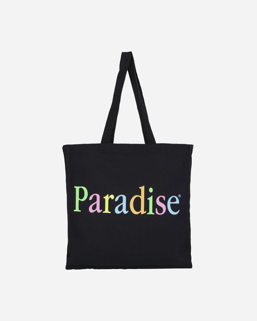 Paradis3 Black Colors Logo Tote Bag for men