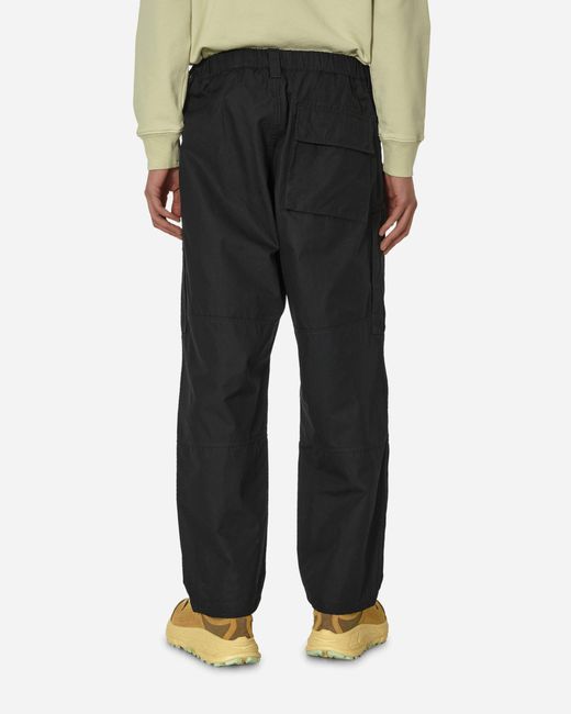 Stone Island Black Ghost Piece Loose Cargo Pants for men