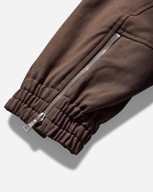 Dries Van Noten Brown Men S Overdyed Shell Jacket Mud for men