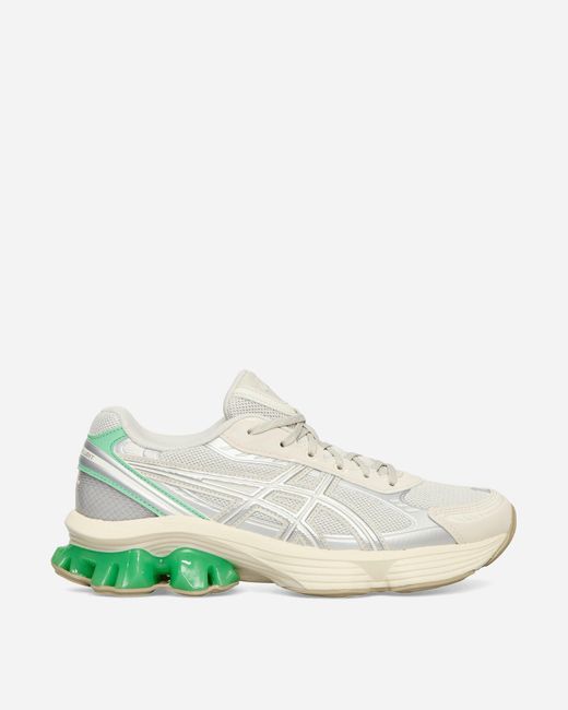 Asics White Gel-kinetic Fluent Sneakers Smoke Grey / Pure Silver for men