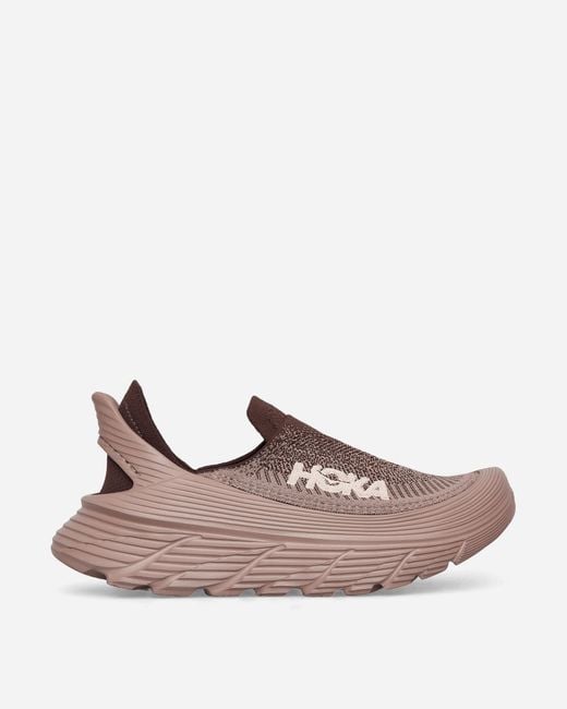 Hoka One One Brown Restore Tc Sneakers Smoky Quartz / Quartzite for men