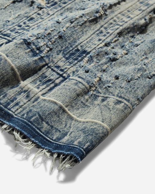 Guess Gray Distressed Mini Dress Flight Sanded Wash