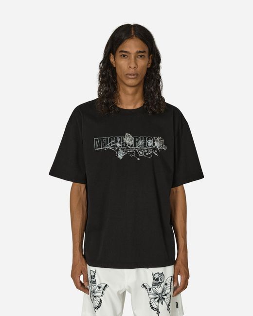 Neighborhood Black Dr. Woo Ss-1 T-Shirt for men