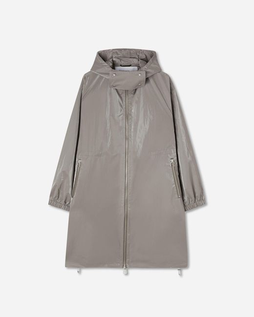 Oamc Peacemaker Gray S Tech Coat Mud for men