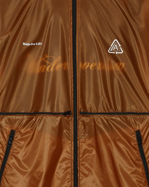 Undercover Brown Packable Parka Jacket for men