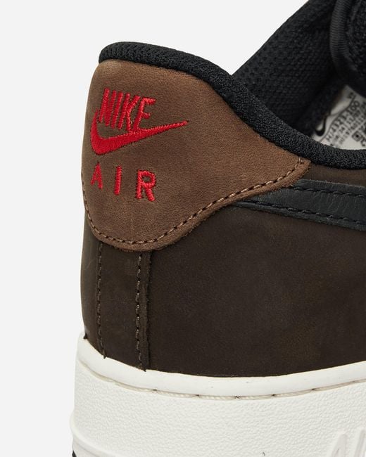 Nike Multicolor Air Force 1 Low Sneakers White / Black / Bison for men