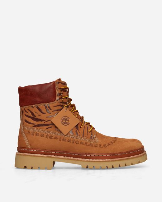 Timberland Brown Clot Future73 Timberloop 6 Inch Boots Wheat for men
