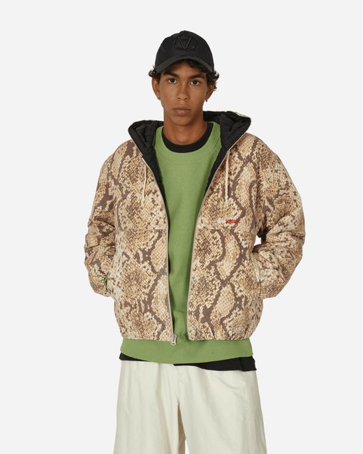 Stussy Green Canvas Insulated Work Jacket Python for men