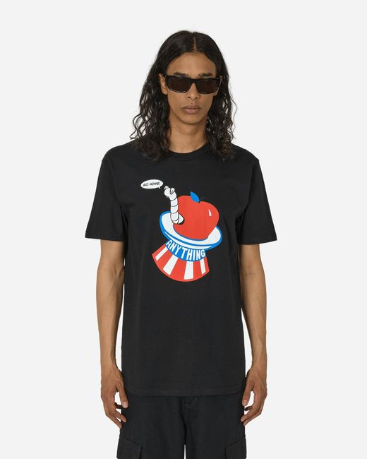 Anything Black Snakeapple T-shirt for men
