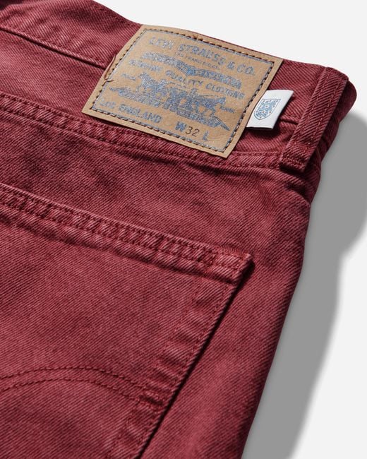 Levi's Red S England Football 478 Baggy Shorts for men
