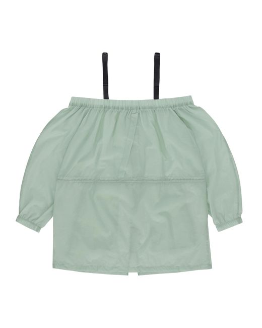 Nike Green S Utility Off Shoulder Jacket