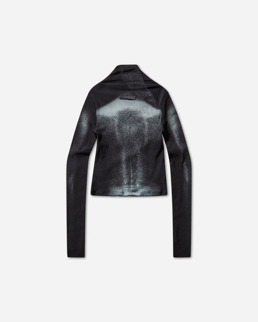 Jean Paul Gaultier Black S Body Dust Crop Top