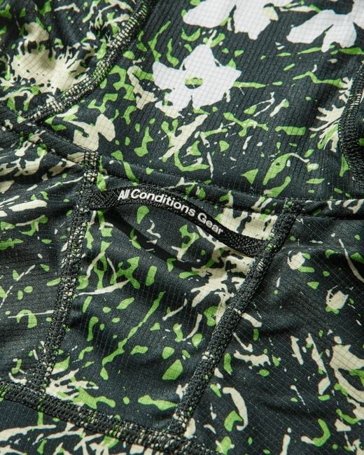 Nike Green Acg Solar Chase Dri-Fit Uv Protection Hooded Trail Running Top Mean for men