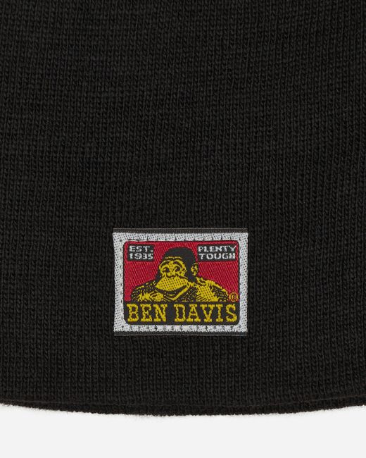 Ben Davis Work Clothes Black Logo Skully Cap for men