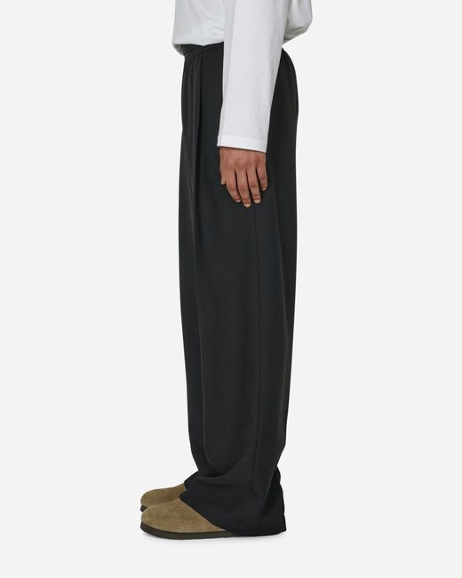Stockholm Surfboard Club Black Relaxed Fit Trousers for men