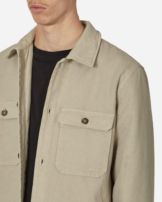 A.P.C. Natural Alessio Jacket Taupe for men