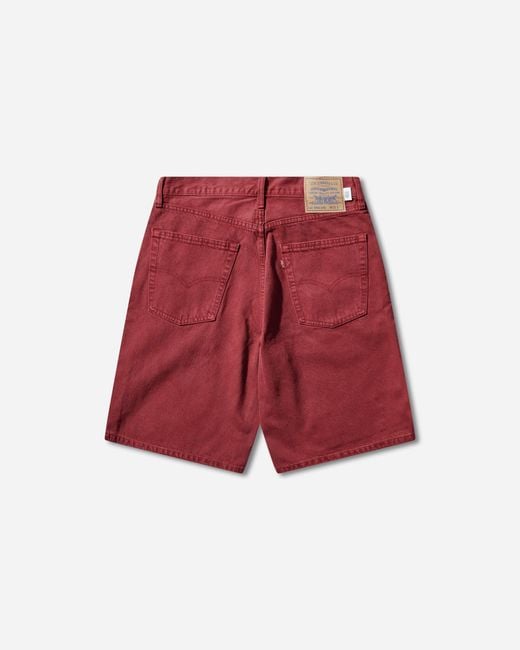 Levi's Red S England Football 478 Baggy Shorts for men