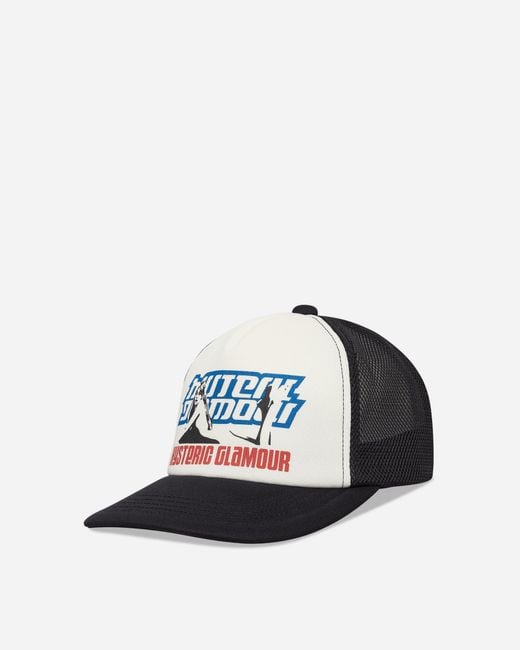 Hysteric Glamour Blue Hysteric Box Mesh Cap for men