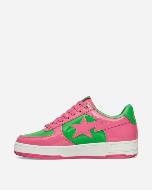 A Bathing Ape Pink Bape Sta #1 M2 Sneakers for men