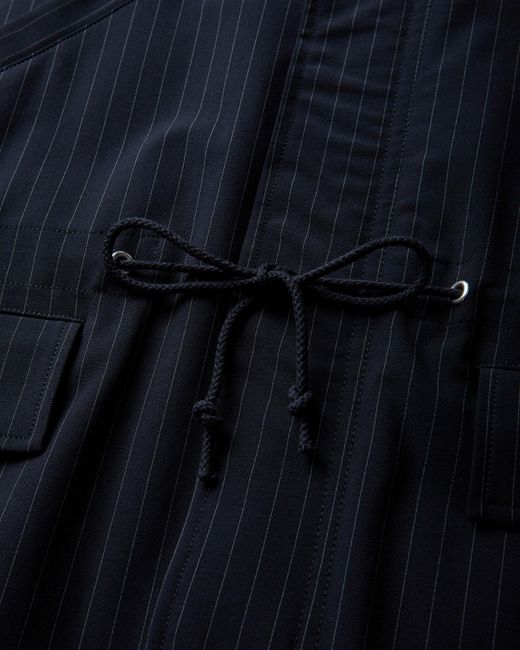 Undercover Blue Men S Pinstripe Mod Coat Navy for men