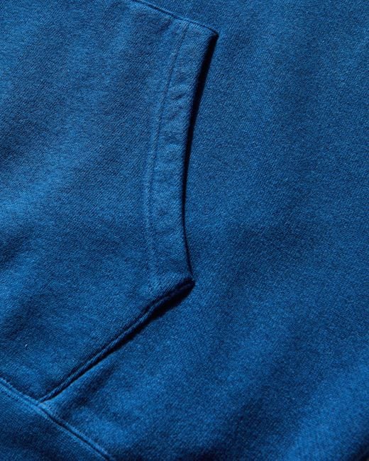 Visvim Blue Men S Jumbo Sb Hoodie P.o. (n.d.) Indigo for men