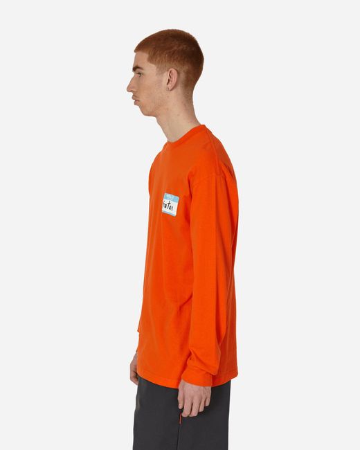 Fuct Orange Hello My Name Is Satan Longsleeve T-shirt for men