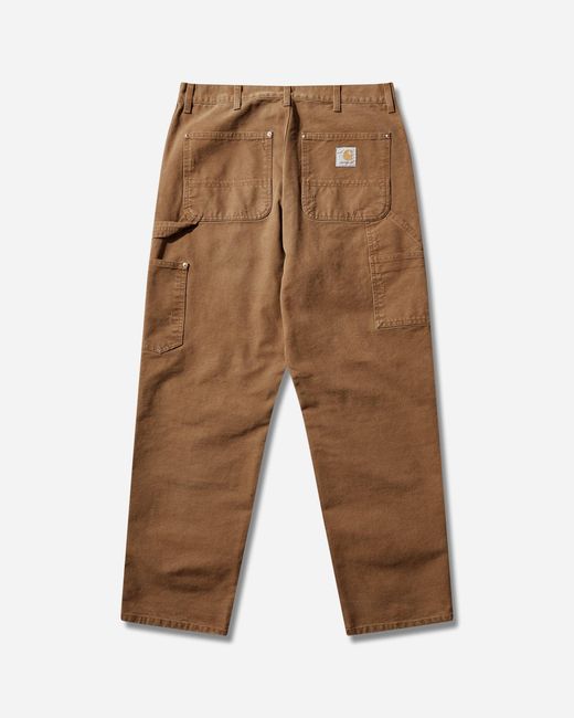 Carhartt White Men S Double Knee Pants Hamilton (grind Washed) for men
