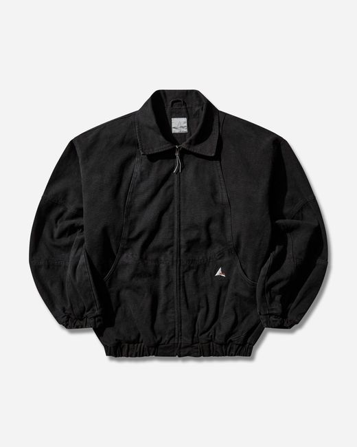 Roa Black Men S Ash Canvas Jacket Washed for men
