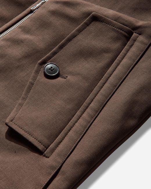 Dries Van Noten Brown Men S Overdyed Shell Jacket Mud for men