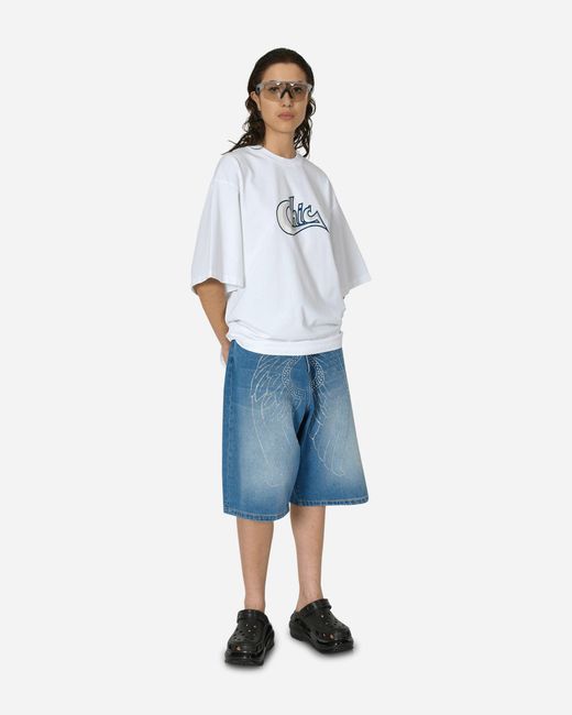 Abra White Chic Oversized T-Shirt