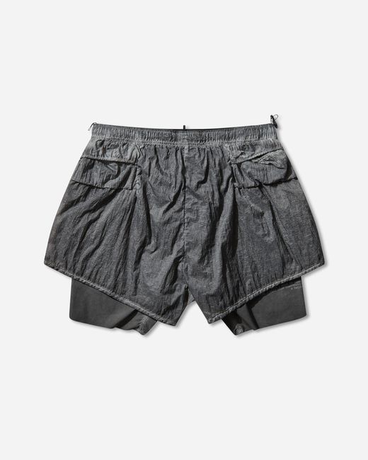 Satisfy Gray S Rippy 3In Trail Shorts Aged for men
