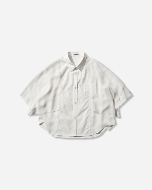 Undercover White S Layered Georgette Shirt