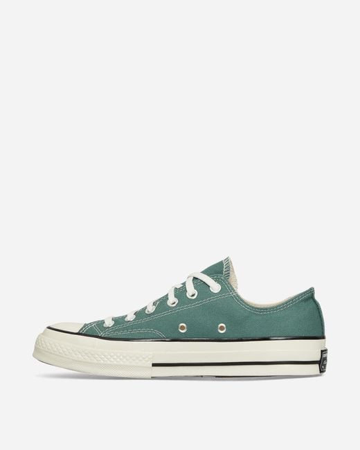 Converse Green Chuck 70 Low Vintage Canvas Sneakers Admiral Elm for men