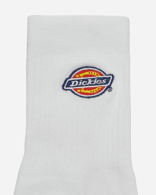 Dickies White Valley Grove Mid Socks for men