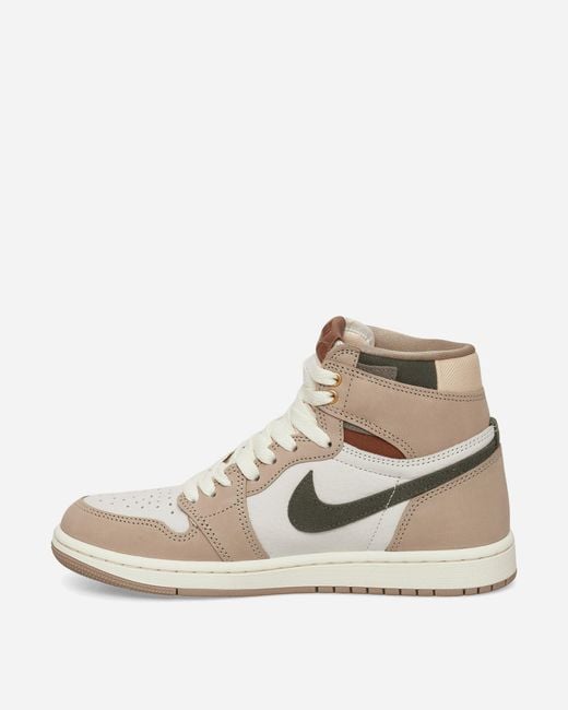 Nike Natural S Air Jordan 1 High Og Sneakers Khaki Sail