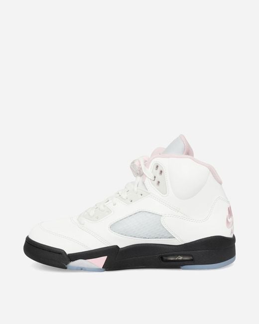 Nike White Air Jordan 5 Sneakers Medium Soft Pink for men