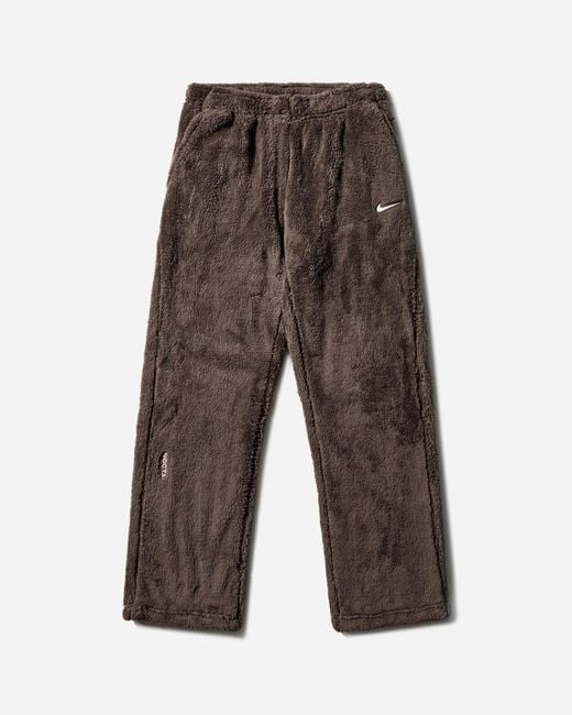 Nike Brown Nocta Chalet Polar Pants Baroque for men