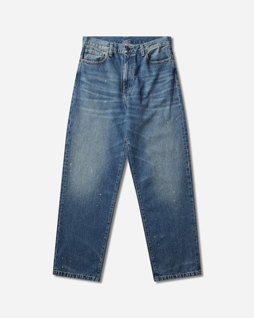 Carhartt Blue S Landon Pants (Destroy Wash) for men