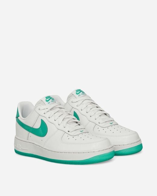 Nike Green Air Force 1 07 Premium Sneakers Platinum Tint / Stadium for men