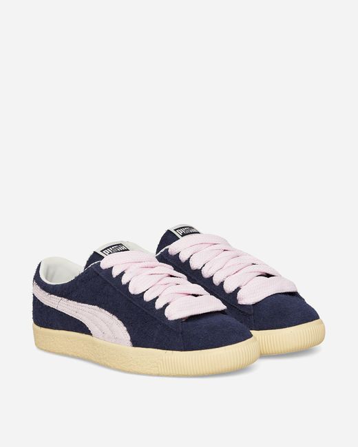 PUMA Wmns Suede Vtg Sneakers Navy Light Straw in Blue Lyst UK
