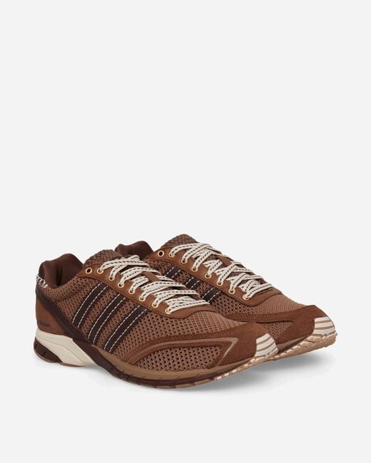 Adidas Brown Wales Bonner Adizero Adios Mesh Sneakers Auburn for men