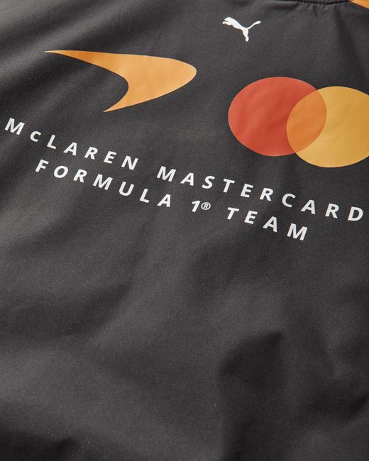 PUMA Black S Mclaren Racing Replica Bomber Jacket Papaya for men