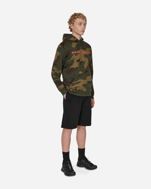 DCV 87 Green No Games Hooded Sweatshirt for men
