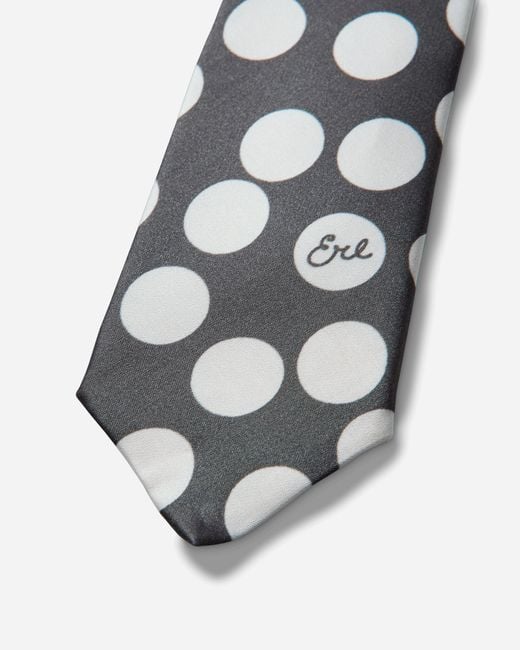 ERL White Polka Dot Tie for men