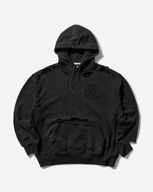 Converse Black Slam Jam Destroyed Hoodie for men