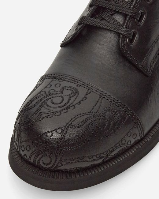 Kiko Kostadinov Black Men S Atro Lace Up Shoes Soot for men