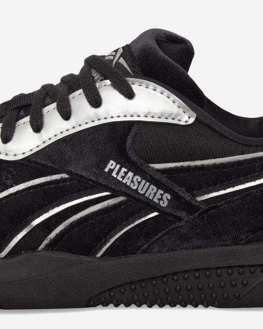 Reebok Black Pleasures Hammer Street Sneakers / Silver for men