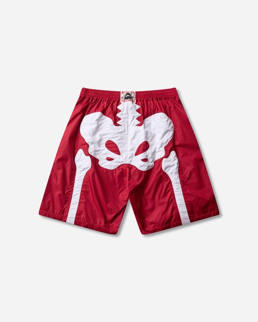 Kapital Red Men S Nylon Bone Swim Trunks for men