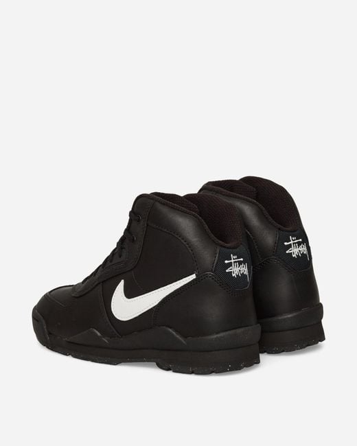 Nike Black Stüssy Baltoro Sneakers / White for men